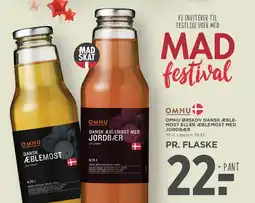 MENY OMHU Dansk Æblemost tilbud