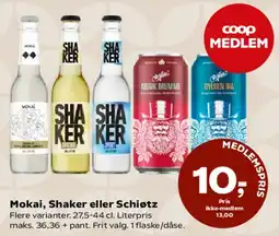Kvickly Mokai, Shaker eller Schiøtz tilbud