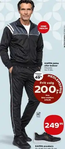 Kvickly KAPPA jakke eller bukser tilbud