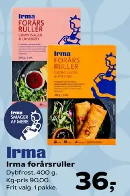 Kvickly Irma forårsruller tilbud