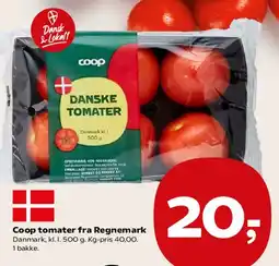 Kvickly Coop tomater fra Regnemark tilbud