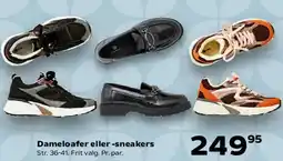 Kvickly Dameloafer eller -sneakers tilbud