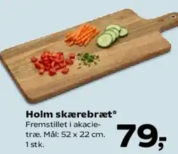 Kvickly Holm skærebræt i akacie tilbud