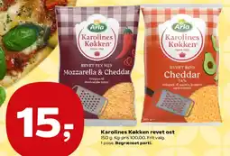 Kvickly Karolines Køkken revet ost tilbud