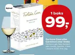 Kvickly Fortune Cove eller Carmina Luna i boks tilbud