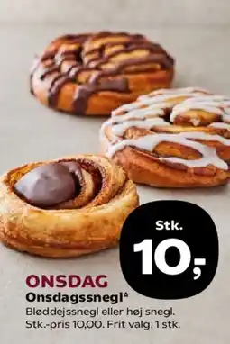 Kvickly Onsdagsnegl tilbud