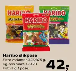Kvickly Haribo slikpose tilbud