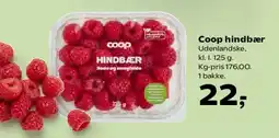 Kvickly Coop hindbær tilbud