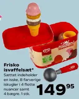 Kvickly Frisko isvaffelsæt tilbud