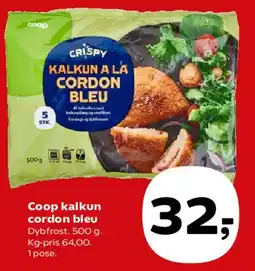 Kvickly Coop kalkun cordon bleu tilbud