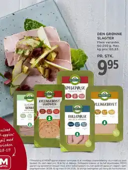 MENY Den Grønne Slagter pålæg tilbud
