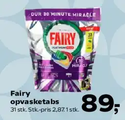 Kvickly Fairy opvasketabs tilbud