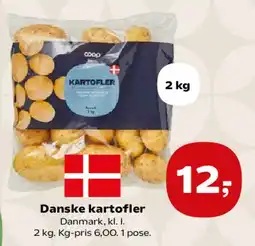 Kvickly Danske kartofler tilbud