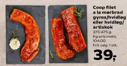 Kvickly Coop filet a la mørbrad tilbud