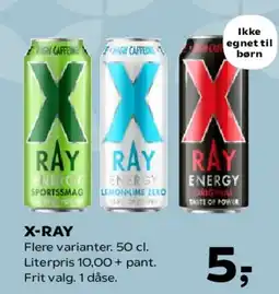 Kvickly X-RAY energy tilbud