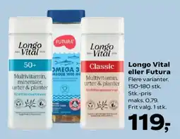 Kvickly Longo Vital eller Futura tilbud