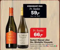 Poetzsch Padborg Sartori Marani eller Ste. Michelle Vineyards tilbud