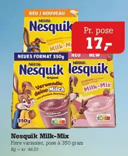 Poetzsch Padborg Nesquik Milk-Mix tilbud