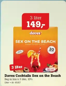 Poetzsch Padborg Daves Cocktails Sex on the Beach tilbud