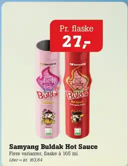 Poetzsch Padborg Samyang Buldak Hot Sauce tilbud