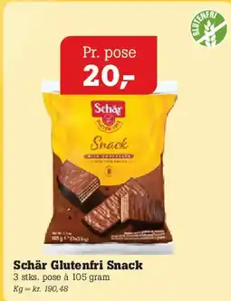Poetzsch Padborg Schär Glutenfri Snack tilbud