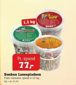 Poetzsch Padborg Bonbon Lossepladsen tilbud