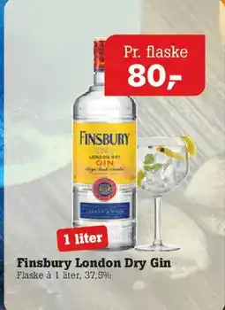 Poetzsch Padborg Finsbury London Dry Gin tilbud
