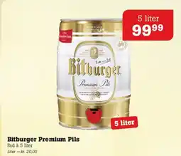 Poetzsch Padborg Bitburger Premium Pils tilbud