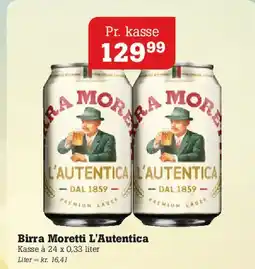 Poetzsch Padborg Birra Moretti L'Autentica tilbud