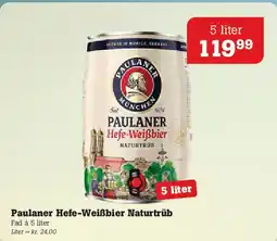 Poetzsch Padborg Paulaner Hefe‑Weißbier Naturtrüb tilbud
