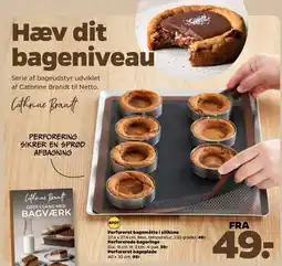 Netto Cathrine Brandt perforeret bagematte i silikone tilbud