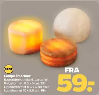 Spot Lampe i marmor
