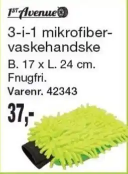 Harald Nyborg 1st Avenue 3-i-1 mikrofiber-vaskehandske tilbud