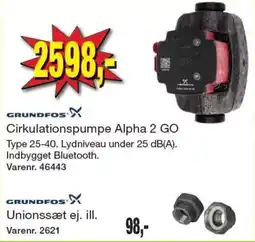 Harald Nyborg Grundfos cirkulationspumpe alpha 2 go tilbud