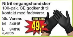 Harald Nyborg Nitril engangshandsker tilbud