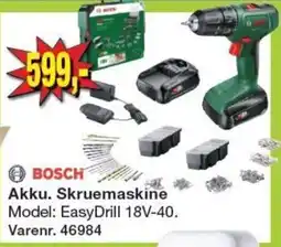 Harald Nyborg Bosch Akku. Skruemaskine tilbud