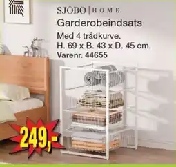 Harald Nyborg Sjöbo Home Garderobeindsats tilbud