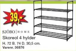 Harald Nyborg Sjöbo Home Skoreol 4 hylder tilbud