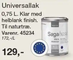 Harald Nyborg Saga basic Universallak tilbud