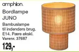 Harald Nyborg amphion bordlampe juno tilbud