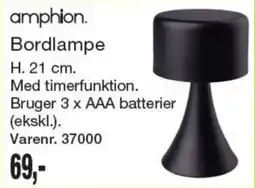 Harald Nyborg amphion bordlampe tilbud