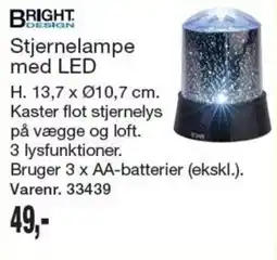 Harald Nyborg Bright Design Stjernelampe med LED tilbud