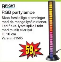 Harald Nyborg Bright Design RGB partylampe tilbud
