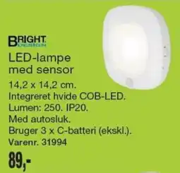 Harald Nyborg Bright Design LED-lampe med sensor tilbud