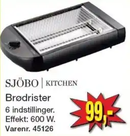 Harald Nyborg Sjöbo kitchen brødrister tilbud