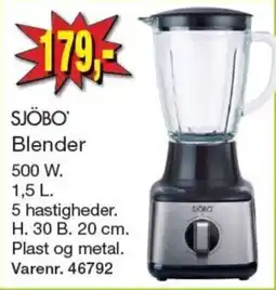 Harald Nyborg Sjöbo blender tilbud