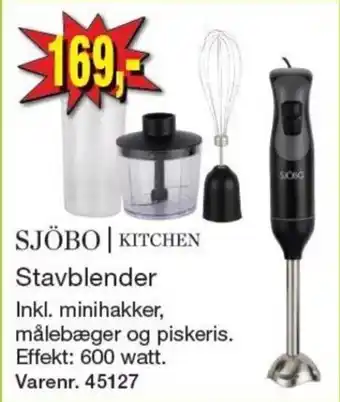 Harald Nyborg Sjöbo kitchen stavblender tilbud