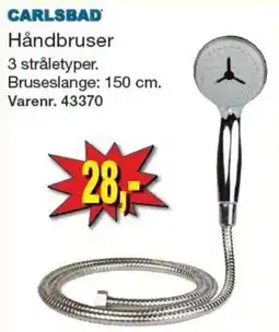 Harald Nyborg Carlsbad håndbruser tilbud
