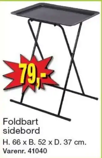 Harald Nyborg Foldbart sidebord tilbud