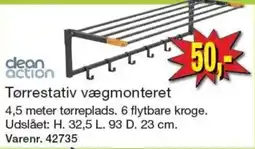Harald Nyborg Clean Action tørrestativ vægmonteret tilbud